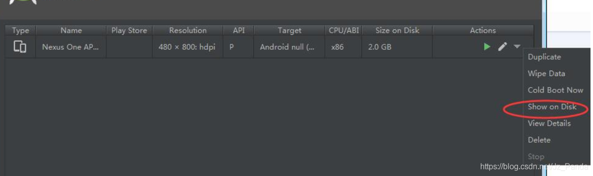 mac android emulator boot image location